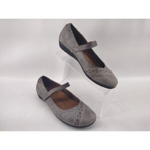 TAOS Women's Scamp Mary Jane Style Ballet Flats Comfort Shoe Gray 36 EU 5-5.5 US